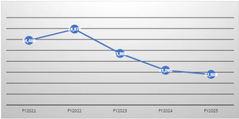 Revenue Trend Data